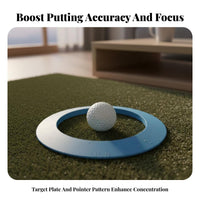 Portable Putting Cup Realistic Feel Portable Golf Practice Hole Lightweight Putting Practice Loop for Beginners, Experienced Golfers