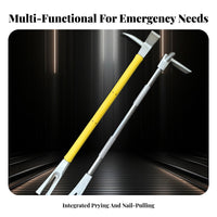 Halligan Bar High-Carbon Steel Crafted Firefighter Extraction Tool Demolition for Contractors, Professionals, Fire Scenes, Wall Removal, Renovation