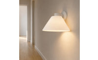 Translucent Flared Lampshade Shell Glossy Conical Lampshade Minimalist Lamp Shade Plain