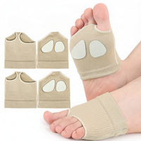 Non-Slip Forefoot Pad with Leather Patches Sturdy Ball of Foot Cushion Breathable Dance Paw Lightweight for Gymnastics, Floorwork