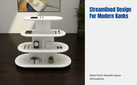 Bank Display Stand, Multi-Tier Island Promotion Table, Gift Display Rack, Easy Assembly, For Shopping Mall