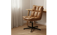 Tufted Computer Chair Comfortable Cushioned Task Chair Minimalist Design Office Seating for Students, Bedroom, Study Room