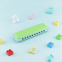 Compact and Portable 10-Hole Harmonica Long-Lasting Beginner's Harmonica Educational Kids Mouth Organ for Beginners, Travel, School