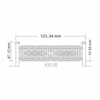 Authentic Looking Model Railway Gate Realistic Realistic Appearance Train Depot Gate Miniature Scene Prop Locomotive Yard Entrance Miniature for Railroad Modelers, Layout