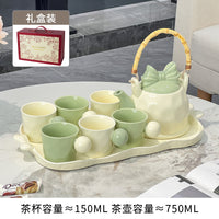 乔迁新居结婚陶瓷水具套装礼物家用高级感水杯茶壶茶杯新婚礼物