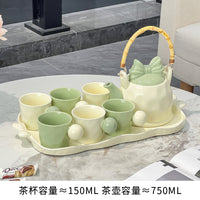 乔迁新居结婚陶瓷水具套装礼物家用高级感水杯茶壶茶杯新婚礼物
