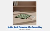 Large Soldier Chess Set, Foldable Land Game Board, Portable Educational Game for Kids, Family Strategy Toy