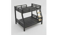 Metal Bunk Bed Space-Saving Bunk Bed Frame Compact Furniture for Teens, Students, Bedroom, Dorm Room, Hostel