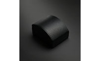 Watch Box with Hinged Lid Litchi-Grain Leatherette Watch Box Curved Flip-Top for Jewelers, Jewelry Packaging, Gift Presentation