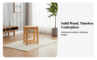 Sturdy Construction Square Saddle Stool High Load-Bearing Backless Saddle Stool Built-in Footrest Indoor Furniture Rounded Corners for Adults, Homeowners, Entertainers, Living Room, Home Bar, Kitchen, Restaurant