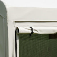 Waterproof Gazebo with Bug Netting Ventilated Outdoor Mesh Wall Tent Easy Setup Patio Screen Room for Backyard