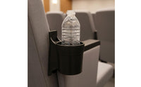 Auditorium Seat Drink Holder Universal Fit Cinema Seat Drink Holder Seating Accessory Ambidextrous Design Drain Holes