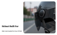Double Visor Half Helmet 3C Officially Approved Face Electric Bike Helmet Four-Season Impact-Resistant Headwear for Riders, City Commuting