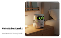 Early Education Interactive Companion Robot Sings and Dances Voice Control Robot Toy Tap Sensing for Children, Children