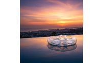 Inflatable Drink Tray Portable Buoyant Tray with Beverage Holders Quick Inflation Float