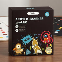 Pen-Shaped Acrylic Paint Markers Coloring Acrylic Markers Fast-Drying Art Supplies Fade-Resistant