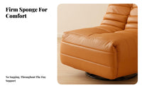 Multi-Functional Caterpillar Sofa Chair rotating Function Oversized Chaise Lounge Electric Reclining Recliner Luxury Design for Book Lovers, Homeowners, Living Room, Bedroom, perusing corner, Home Office