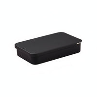Slide Top Design Sliding Lid Tin Box Portable Small Container multipurpose Home Organization Snug Closure for journeyers, Hobbyists, journey, while journeying, Office, Kitchen