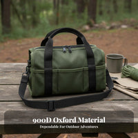 Foldable Design Roll-up Tool Bag Multi-Purpose Outdoor Gear Large Capacity Portable Storage Waterproof for DIY Enthusiasts, Technicians, Camping, Car Trunk, Job Site, Workshop
