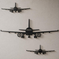 Airplane Metal Wall Art for Kids' Room Decor