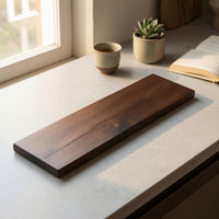 Teaware Platter Board Wood Grain Rectangle Platter Premium for Simplicity Seekers
