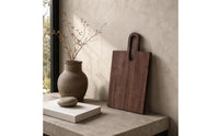 Walnut Serving Board Built-in Handle Cutout Kitchenware Thick Kitchen Item