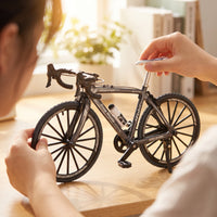 1:8 Scale Alloy Cycle Model with Display Stand Metal Racing Bike Model Collectible Cycle Decoration Movable for Collectors, Hobbyists