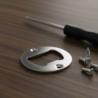 50 Bottle Opener Hardware Kit Includes Screws and Screwdriver DIY Bottle Opener Hardware Craft Supplies for Woodworkers, Crafting