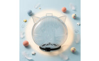 Pointed Ears Antinip Pet Head Cover Visibility Openings Transparent Feline Muzzle