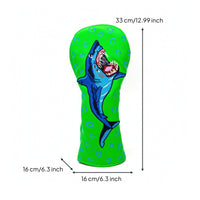 Golf Club Head Cover with Embroidery Waterproof Sporting Goods for Golfers