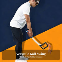 Builds Muscle Memory Double-Sided Swing Practice Stick Provides Strike Feedback Golf Swing Practice Aid Warm-up Tool for Beginners, Indoor