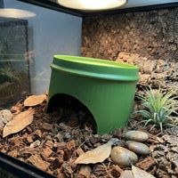 Reptile Hide, No Assembly Hide for Snakes and Reptiles, Small Pet House for Hamsters, Geckos and Tortoises