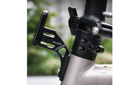 Cycle Rack Riser Bracket CNC-Machined Front Carrier Block with Clamp Fast-Release Bike Fork Mount for Cyclists, Commuters, Folding Bikes
