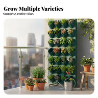 Multi-Tiered Rolling Plant Stand Indoor & Outdoor Use Flower Rack Large Capacity
