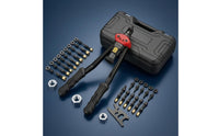 Hard Carrying Case Manual Rivet Nut Kit Interchangeable Mandrels Rivet Nut Tool Kit Multi Size Wrench Plate