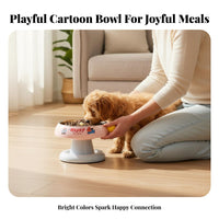 Non-Slip Base Elevated Cat Bowl Easy to Clean Raised Pet Food Bowl Removable Bowls for Cats, Small Dogs, Feeding Station, Indoor, Kitchen