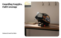 Retro Half Helmet 3C Certified Electric Bike Helmet All Seasons Use Impact-Resistant Headwear for Summer Riding, City Commuting
