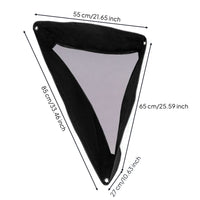 Hay Bag with Adjustable Strap Triangular Hay Bag with Mesh Easy to Hang