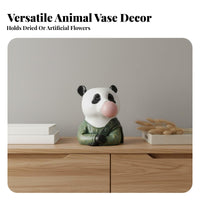 Nordic Aesthetic Cartoon Creature Flower Pot Creative Design Creature Head Vase
