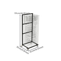 Art Drying Rack Removable Shelves Painting Drying Rack Studio Storage Swivel Casters Metal Frame for Painters