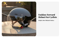 Lightweight Summer Riding Helmet Shock Resistant Half-Face Motorcycle Helmet Breathable Adjustable Fit for Women