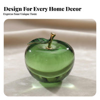 Crystal Apple Tree Ornament Table Centerpiece Crystal Good Luck Tree