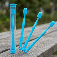 Dog Toothpaste and Silicone Toothbrush for Fresh Breath, 6 Pack Finger Toothbrush for Small Dogs, Soft Bristles for Cat Toothpaste, 142 Chars