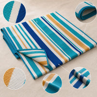 Thickened Foldable Beach Picnic Mat, Moisture-proof Outdoor Rug, PP Woven Camping Blanket for Outings and Camping