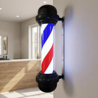 Striped Barber Pole Sign Light Easy Installation Barber Shop Sign Light Energy Saving Business Display Waterproof for Hair Salons