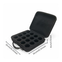 With Shoulder Strap Aluminum Billiard Case Sponge Insert Hard Billiard Ball Case Safeguarding Pool Balls Storage Bag Large Capacity for Travel, Tournament
