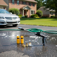 High Pressure Water Rustproof Car Washer Water Sprayer Built-in Soap Dispenser High Pressure Hose Nozzle for Window Washing