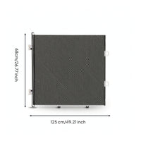 Wide Retractable Pet Barrier Adjustable Mesh Dog Gate with Hooks Portable Retractable Mesh Gate Indoor for Doorways