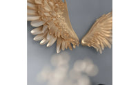 Angel Wings Wall Decor 3D Wing Wall Decor Sculpted Layered for Homeowners, Living Room, Bedroom