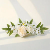 Horizontal Artificial Flower Cake Topper Layered Rose Cake Decoration Reusable Decorations Easy to Use for Bakers, Dessert Table